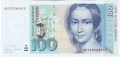 German Federal Republic 100 Deutsche Mark,  2. 1.1996